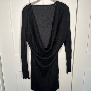 Lululemon Serenity Charcoal Reversible Wrap Sweater Women's Size 6